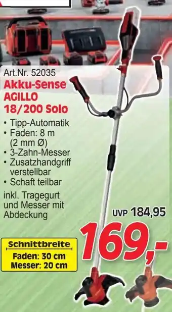 Zgonc Akku-sense agillo Angebot