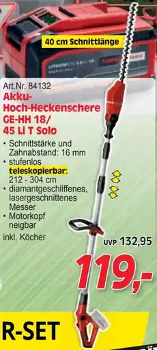 Zgonc Akku- Hoch-Heckenschere Angebot