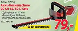 Zgonc Akku-Heckenschere Angebot