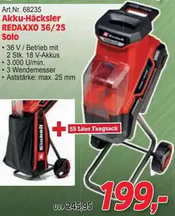 Zgonc Akku-Häcksler Angebot
