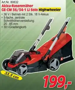 Zgonc Akku-Rasenmäher Angebot
