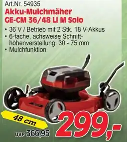 Zgonc Akku-Mulchmäher Angebot