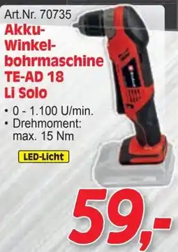 Zgonc Akku- Winkel- bohrmaschine Angebot