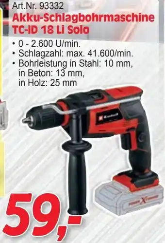Zgonc Akku-Schlagbohrmaschine Angebot