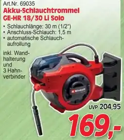 Zgonc Akku-Schlauchtrommel Angebot