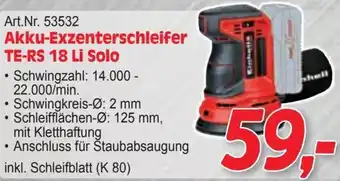 Zgonc Akku-Exzenterschleifer Angebot