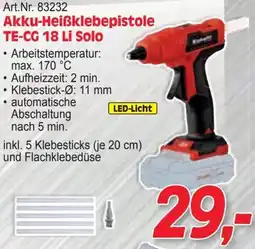 Zgonc Akku-Heißklebepistole Angebot