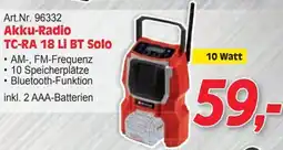 Zgonc Akku-Radio Angebot