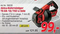 Zgonc Akku-Rohrreiniger Angebot