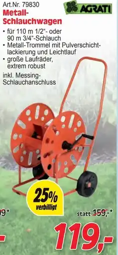 Zgonc Metall- Schlauchwagen Angebot