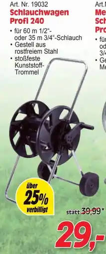 Zgonc Schlauchwagen Profi Angebot