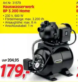 Zgonc Hauswasserwerk Angebot