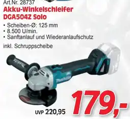 Zgonc Akku-Winkelschleifer Angebot