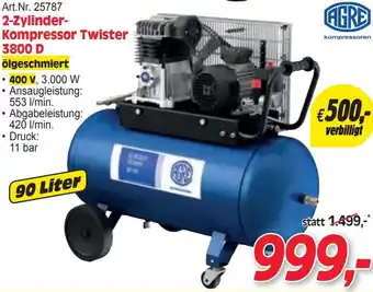 Zgonc 2-Zylinder- Kompressor Twister Angebot
