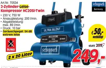 Zgonc 2-Zylinder-Leise- Kompressor Angebot