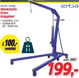 Zgonc Werkstatt- kran Angebot