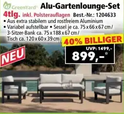 Norma Alu-Gartenlounge-Set Angebot