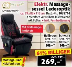 Norma Elektr. Massage- sessel Lederoptik Angebot