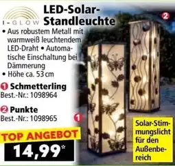 Norma LED-Solar- Standleuchte Angebot