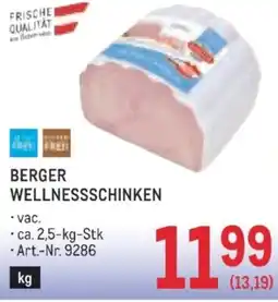 Metro Wellnessschinken Angebot
