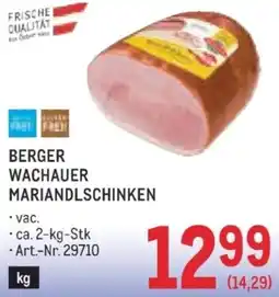 Metro Wachauer mariandlschinken Angebot