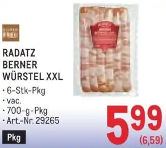 Metro Berner würstel Angebot