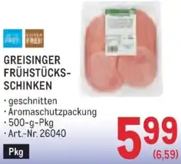 Metro Frühstücks- schinken Angebot