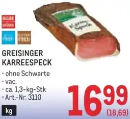 Metro Karreespeck Angebot