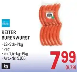 Metro Burenwurst Angebot