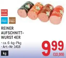 Metro Aufschnitt- wurst Angebot