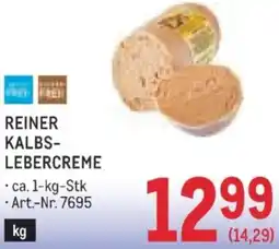 Metro Kalbs- lebercreme Angebot