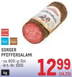 Metro Pfeffersalami Angebot
