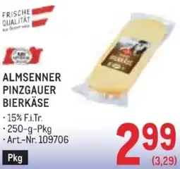 Metro Pinzgauer bierkäse Angebot