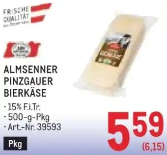 Metro Pinzgauer bierkäse Angebot