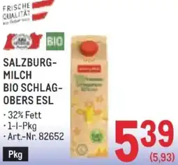 Metro Bio schlag- obers esl Angebot