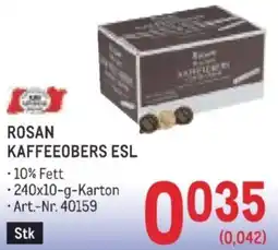 Metro Kaffeeobers esl Angebot