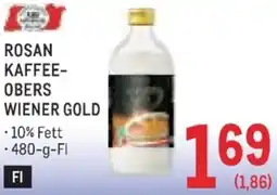 Metro Kaffee- obers wiener gold Angebot