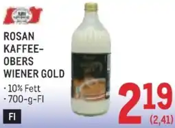 Metro Kaffee- obers wiener gold Angebot