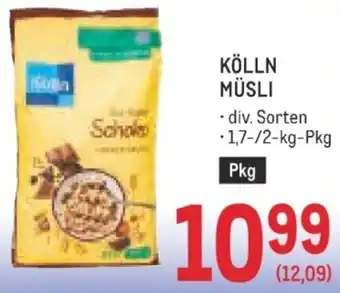 Metro Müsli Angebot