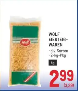 Metro Eierteig- waren Angebot