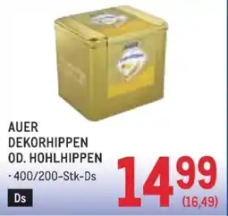 Metro Dekorhippen od. hohlhippen Angebot