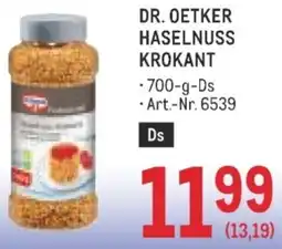 Metro Haselnuss krokant Angebot