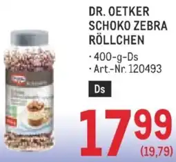 Metro Schoko zebra röllchen Angebot