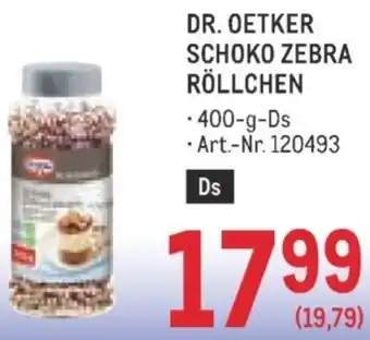Metro Schoko zebra röllchen Angebot