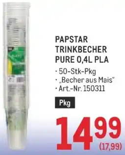 Metro Trinkbecher pure pla Angebot