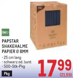 Metro Shakehalme papier Angebot