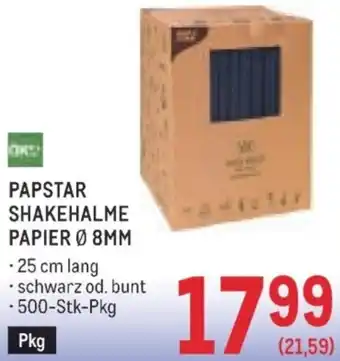 Metro Shakehalme papier Angebot