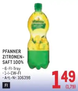Metro Zitronen- saft Angebot