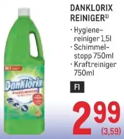 Metro Reiniger Angebot