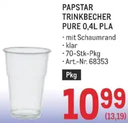 Metro Trinkbecher pure pla Angebot
